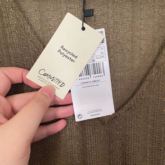 NWT Mango Shirt-Size XL - Picture 3 of 5